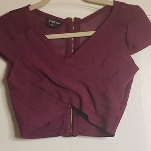 BEBE Bandage Crop Top Medium